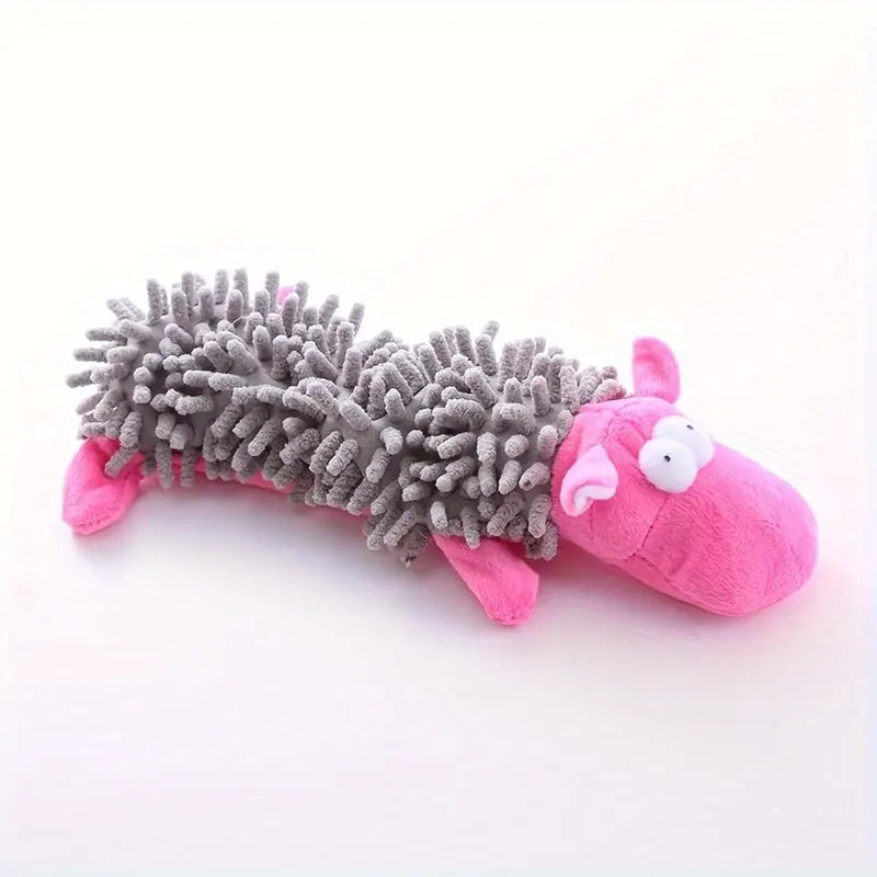 Jouet à Mâcher en Peluche pour Chien - Nettoyage des Dents - Réduction de l'Anxiété - Durable et Amusant - Les animaux connectés 🐕📱