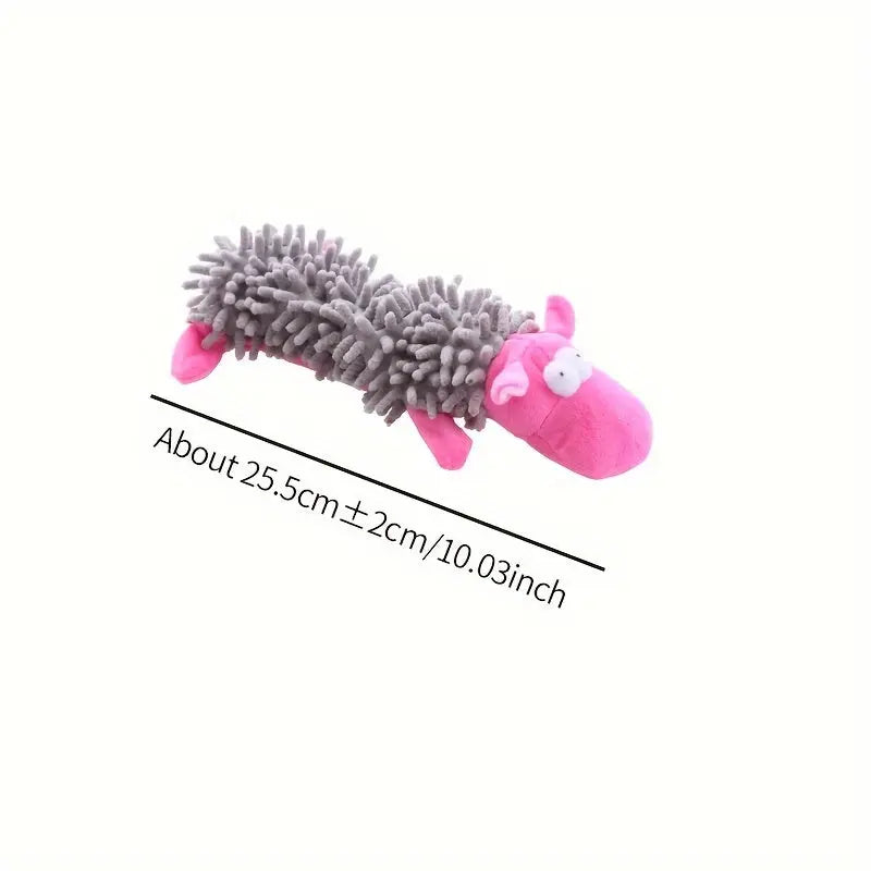 Jouet à Mâcher en Peluche pour Chien - Nettoyage des Dents - Réduction de l'Anxiété - Durable et Amusant - Les animaux connectés 🐕📱