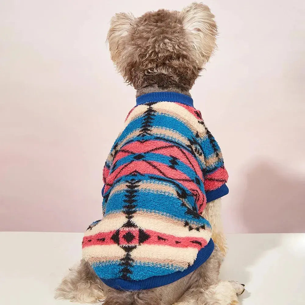 Sweat doux pour chien en polyester : motif à rayures originaux, votre chien aura du style ! - Les animaux connectés 🐾