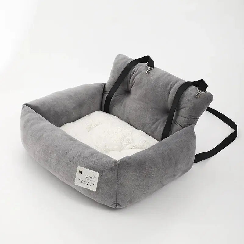 Dog Car SUV Seat Puppy Bed with Adjustable Fixed Strap Non-Slip Bottom Dog Seat for Dog Cat Traveling Carry Supplies Les animaux connectés 🐕📱