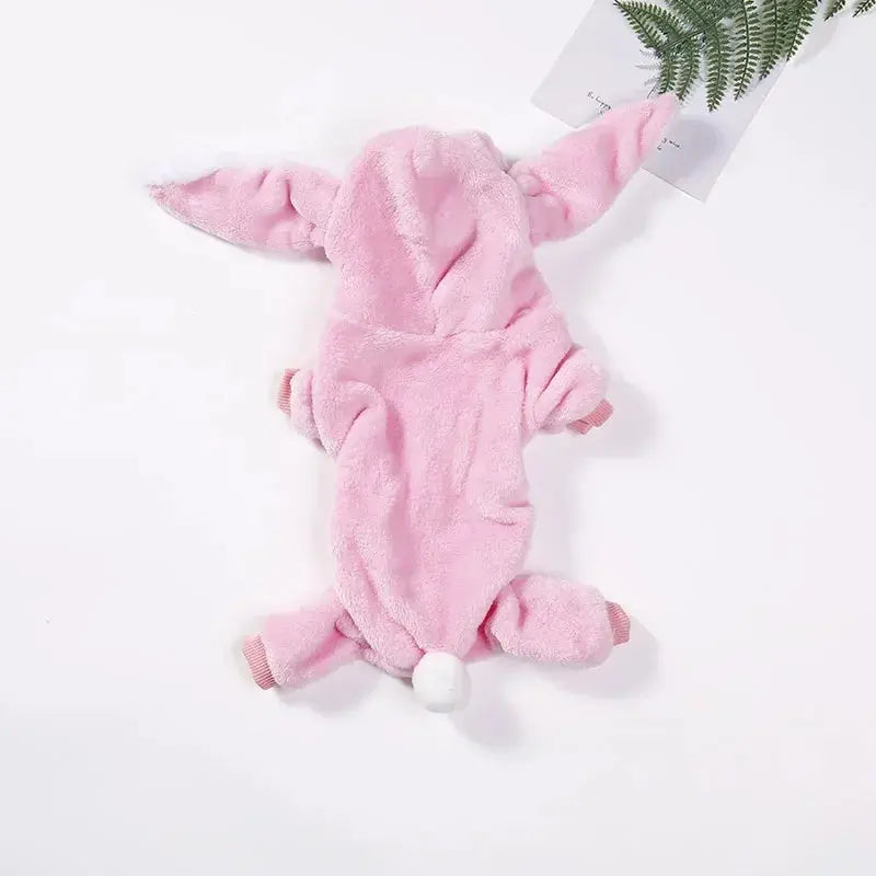 Fleece Dog Clothes Cosplay Pet Hoodies Winter Warm Dog Coat Jacket For Small Dogs Jumpsuits Chihuahua Yorkie Clothes Pet Apparel Les animaux connectés 🐕📱