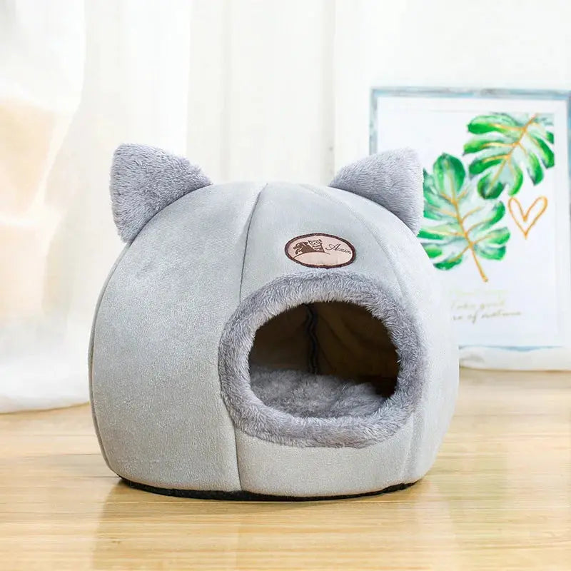 New Deep Sleep Comfort In Winter Cat Bed Iittle Mat Basket Small Dog House Products Pets Tent Cozy Cave Nest Indoor Cama Gato Les animaux connectés 🐕📱