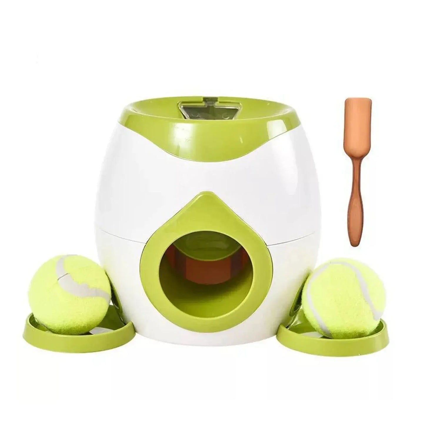 Automatic Tennis Ball Launcher with Dog Feeder Interactive Funny Reward Game Training Tool for Dog Cat Les animaux connectés 🐕📱