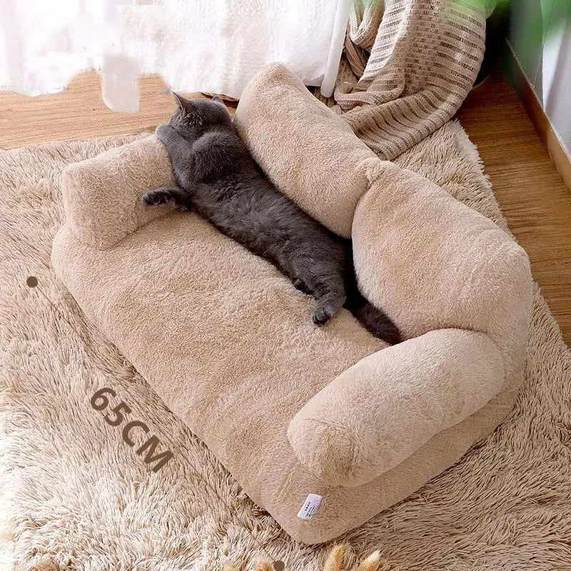 Luxury Cat Bed Sofa Winter Warm Cat Nest Pet Bed for Small Medium Dogs Cats Comfortable Plush Puppy Bed Pet Supplies Les animaux connectés 🐕📱